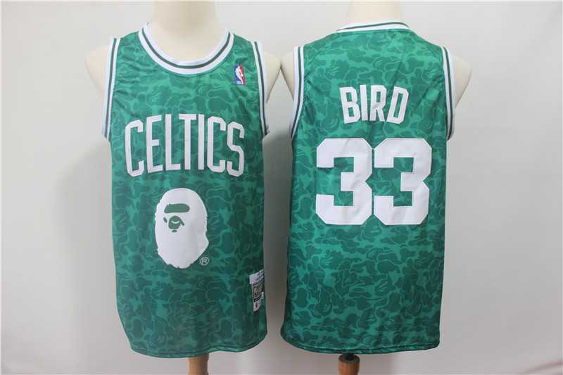 Celtics Bape 33 Larry Bird Green Hardwood Classics Jersey,We sell and wholesale Celtics Bape 33 Larry Bird Green Hardwood Classics Jersey on line form chian!